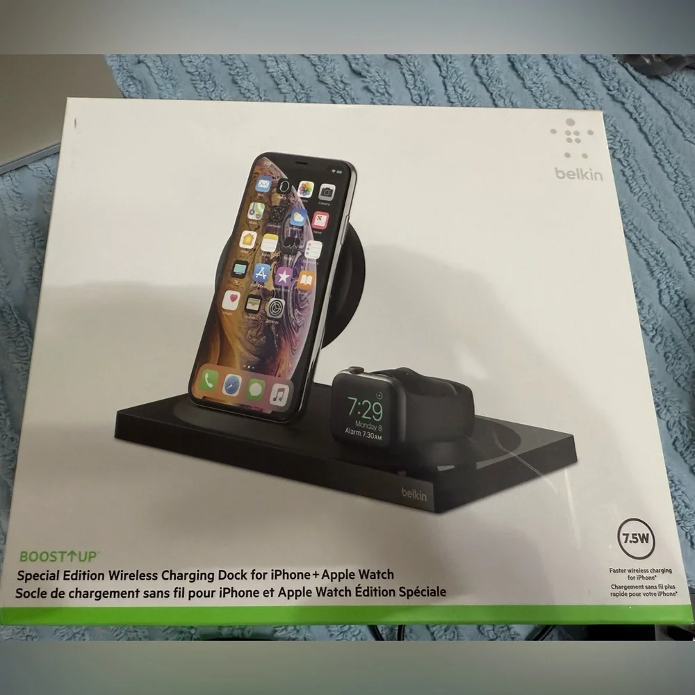 Belkin Black Wireless Charging Dock for iPhone + Apple Watch